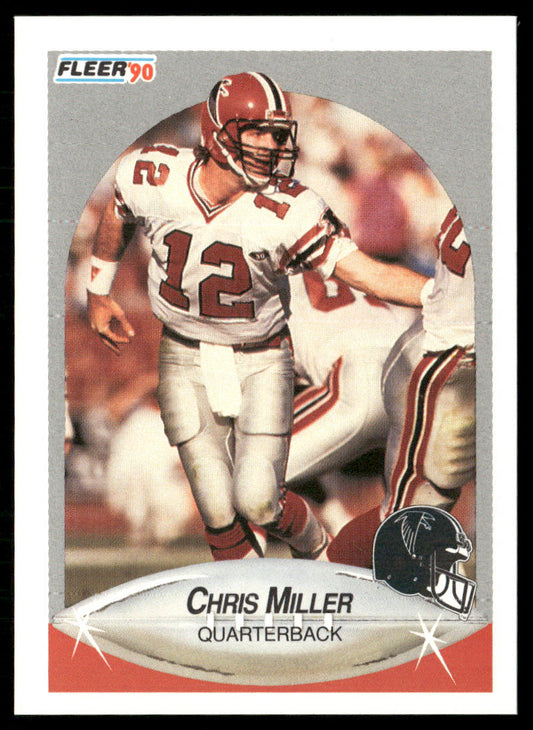 Chris Miller 1990 Fleer #381 Atlanta Falcons