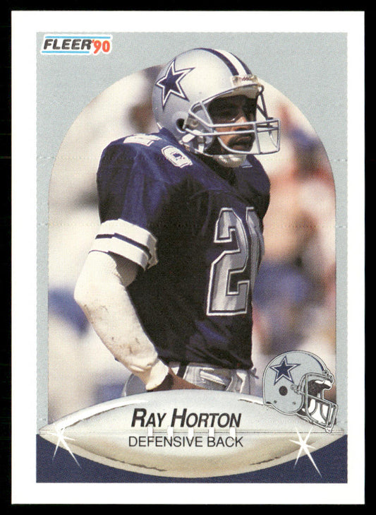 Ray Horton 1990 Fleer #388 Dallas Cowboys