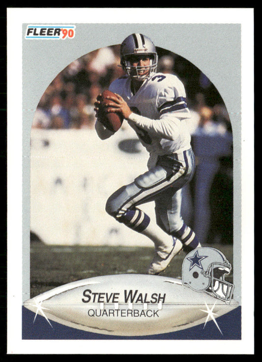 Steve Walsh 1990 Fleer #396 Dallas Cowboys