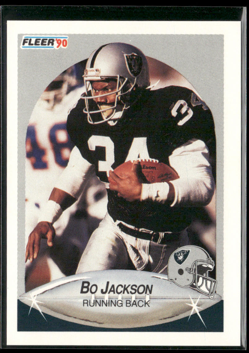 Bo Jackson 1990 Fleer #256 Los Angeles Raiders