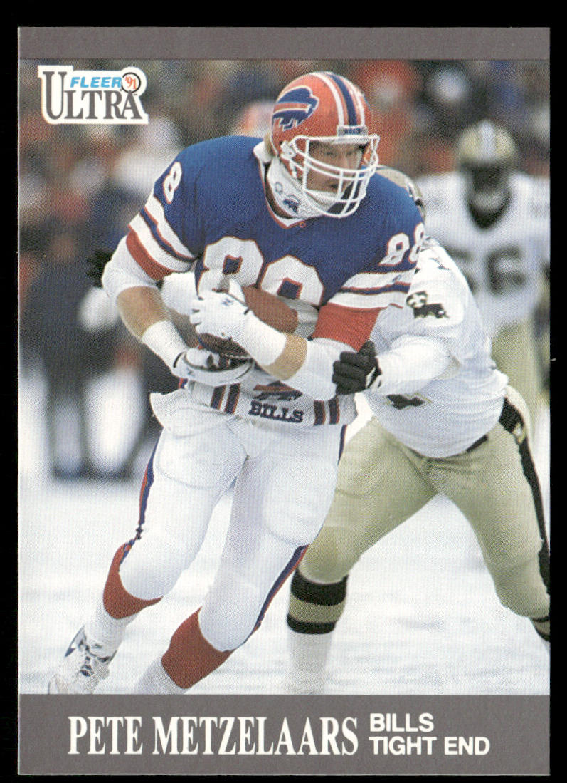 Pete Metzelaars 1991 Ultra #3 Buffalo Bills
