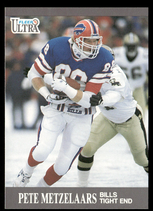 Pete Metzelaars 1991 Ultra #3 Buffalo Bills