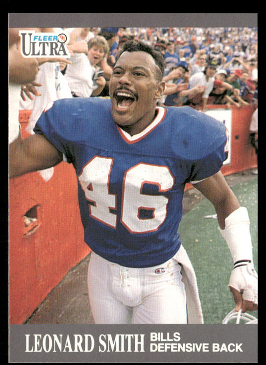 Leonard Smith 1991 Ultra #9 Buffalo Bills