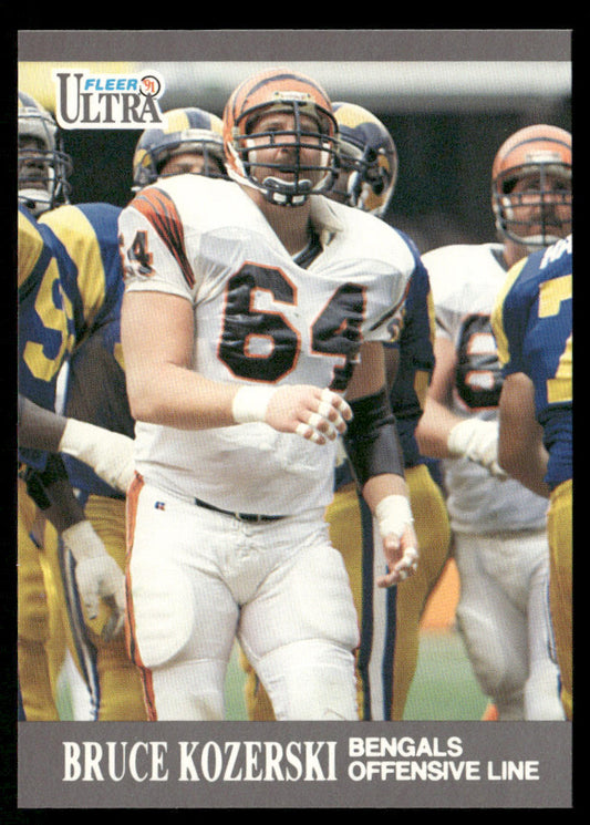 Bruce Kozerski 1991 Ultra #18 Cincinnati Bengals