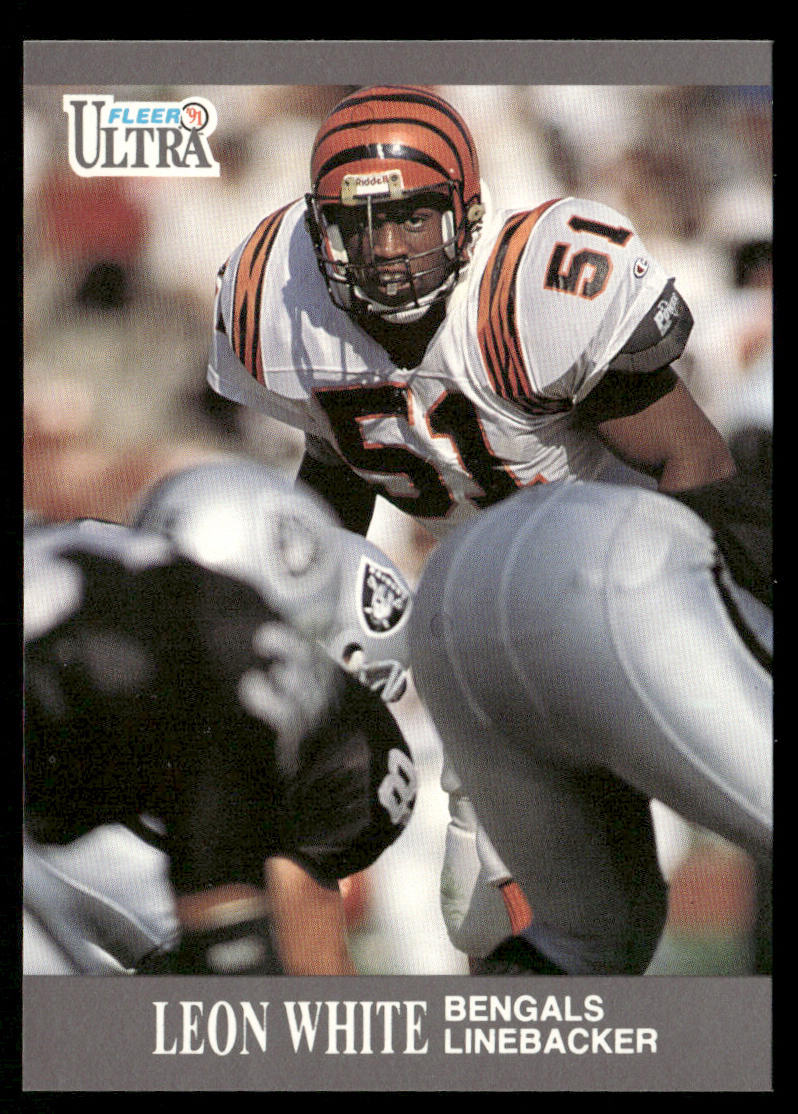Leon White 1991 Ultra #22 Cincinnati Bengals