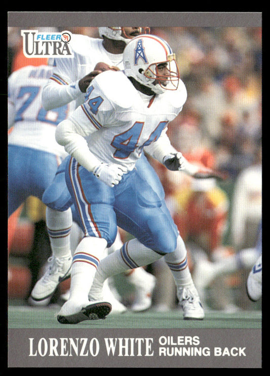 Lorenzo White 1991 Ultra #55 Houston Oilers