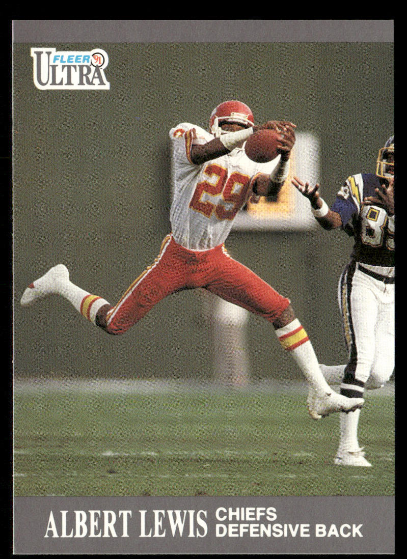 Albert Lewis 1991 Ultra #66 Kansas City Chiefs