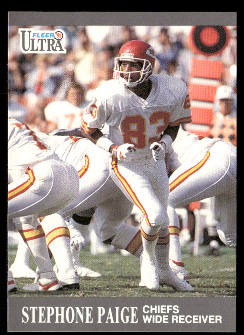 Stephone Paige 1991 Ultra #70 Kansas City Chiefs