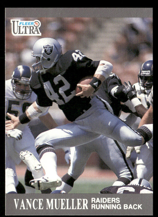 Vance Mueller 1991 Ultra #82 Los Angeles Raiders