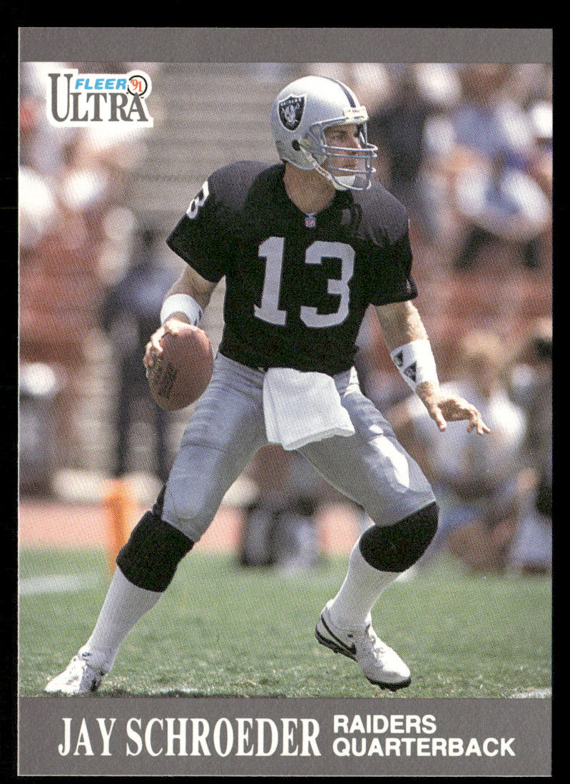 Jay Schroeder 1991 Ultra #83 Los Angeles Raiders