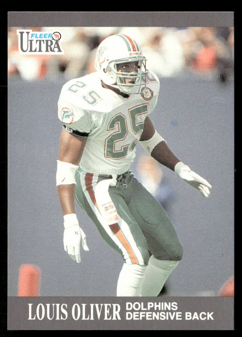 Louis Oliver 1991 Ultra #91 Miami Dolphins