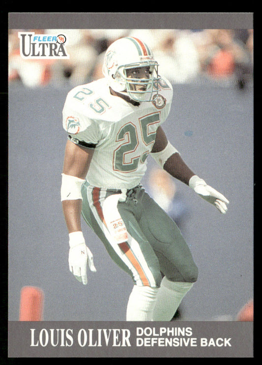 Louis Oliver 1991 Ultra #91 Miami Dolphins