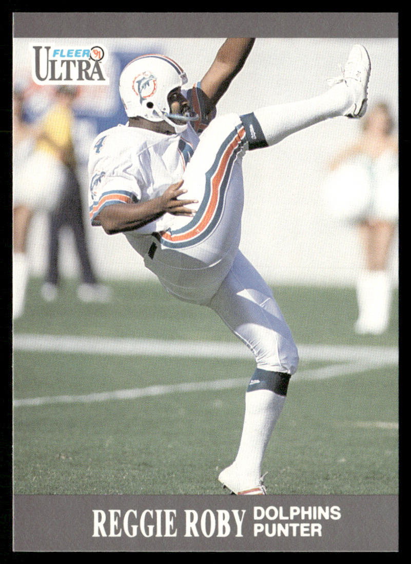 Reggie Roby 1991 Ultra #92 Miami Dolphins