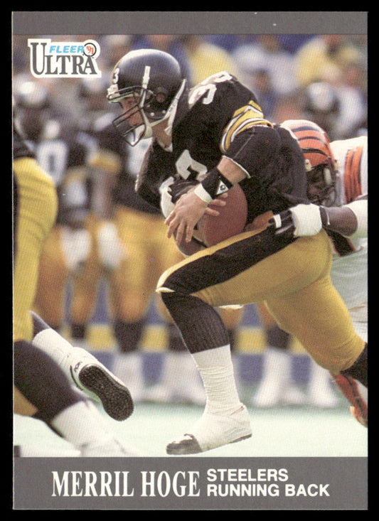 Merril Hoge 1991 Ultra #112 Pittsburgh Steelers
