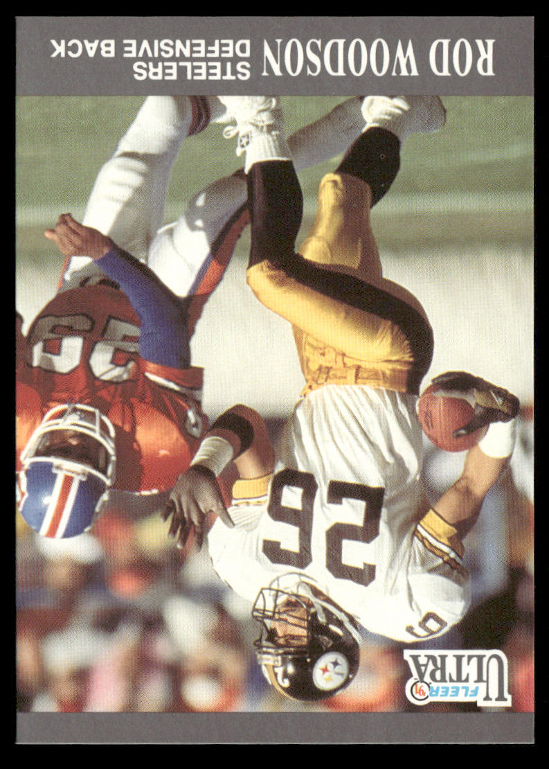 Rod Woodson 1991 Ultra #117 Pittsburgh Steelers