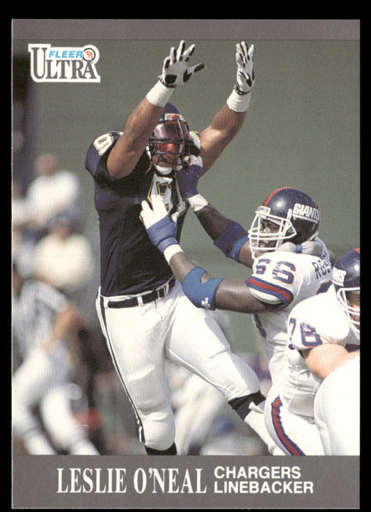 Leslie O'Neal 1991 Ultra #126 San Diego Chargers