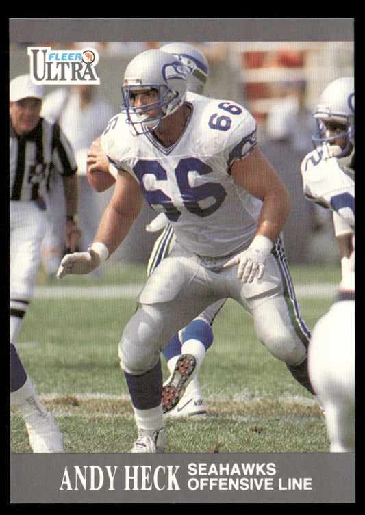 Andy Heck 1991 Ultra #136 Seattle Seahawks
