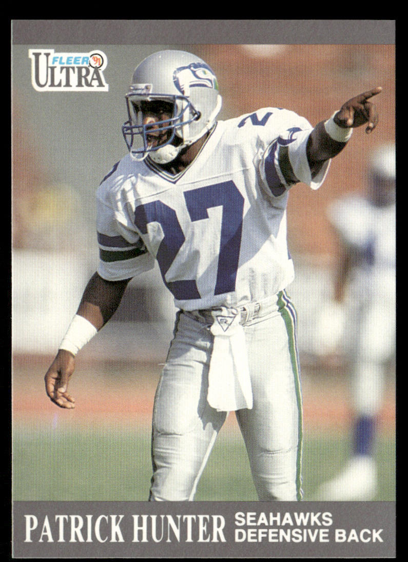 Patrick Hunter 1991 Ultra #137 RC Seattle Seahawks