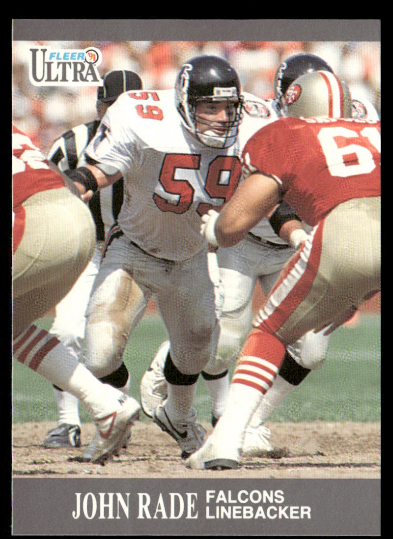 John Rade 1991 Ultra #147 Atlanta Falcons