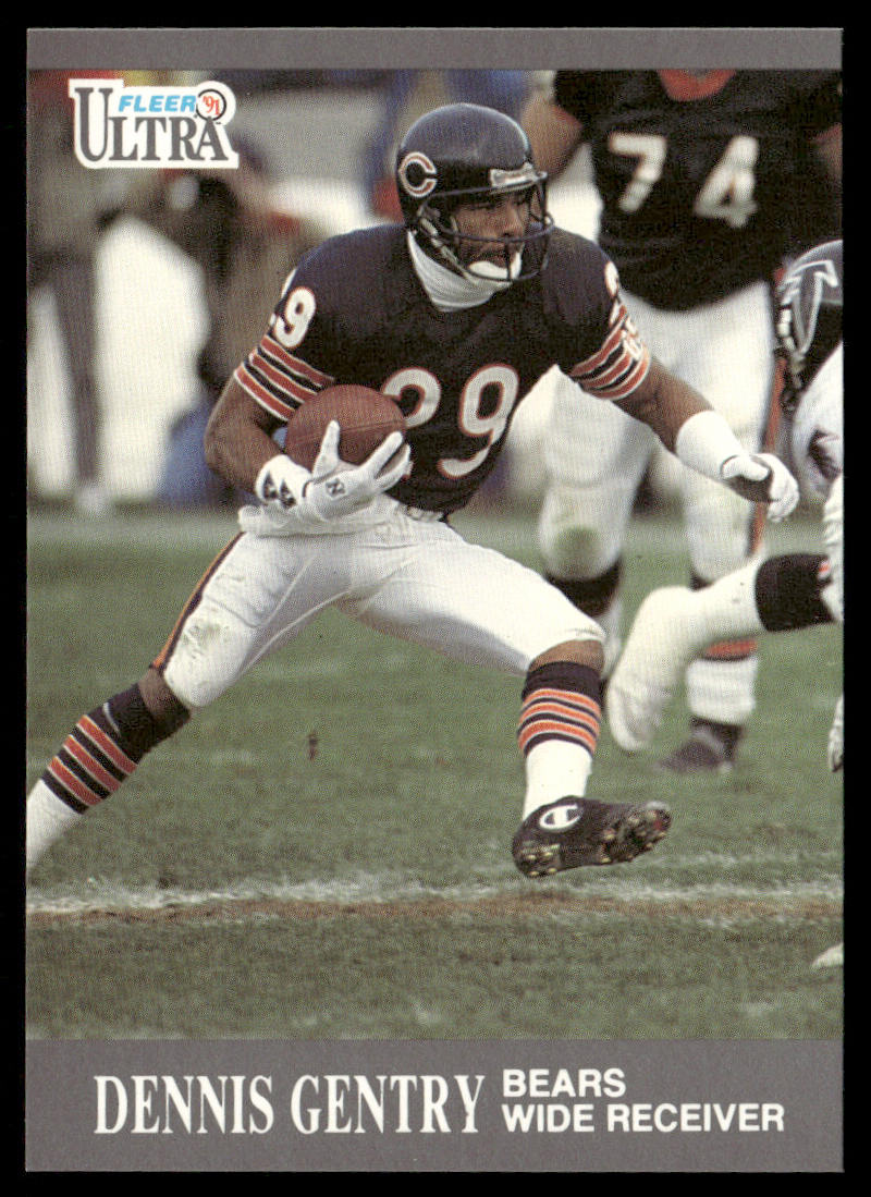 Dennis Gentry 1991 Ultra #156 Chicago Bears