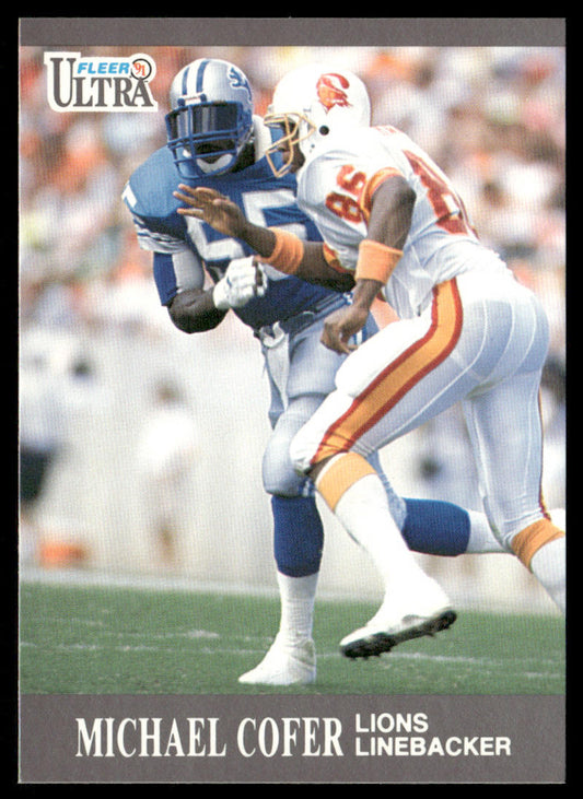 Michael Cofer 1991 Ultra #167 Detroit Lions