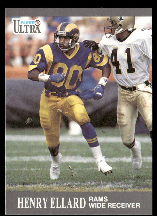 Henry Ellard 1991 Ultra #185 Los Angeles Rams