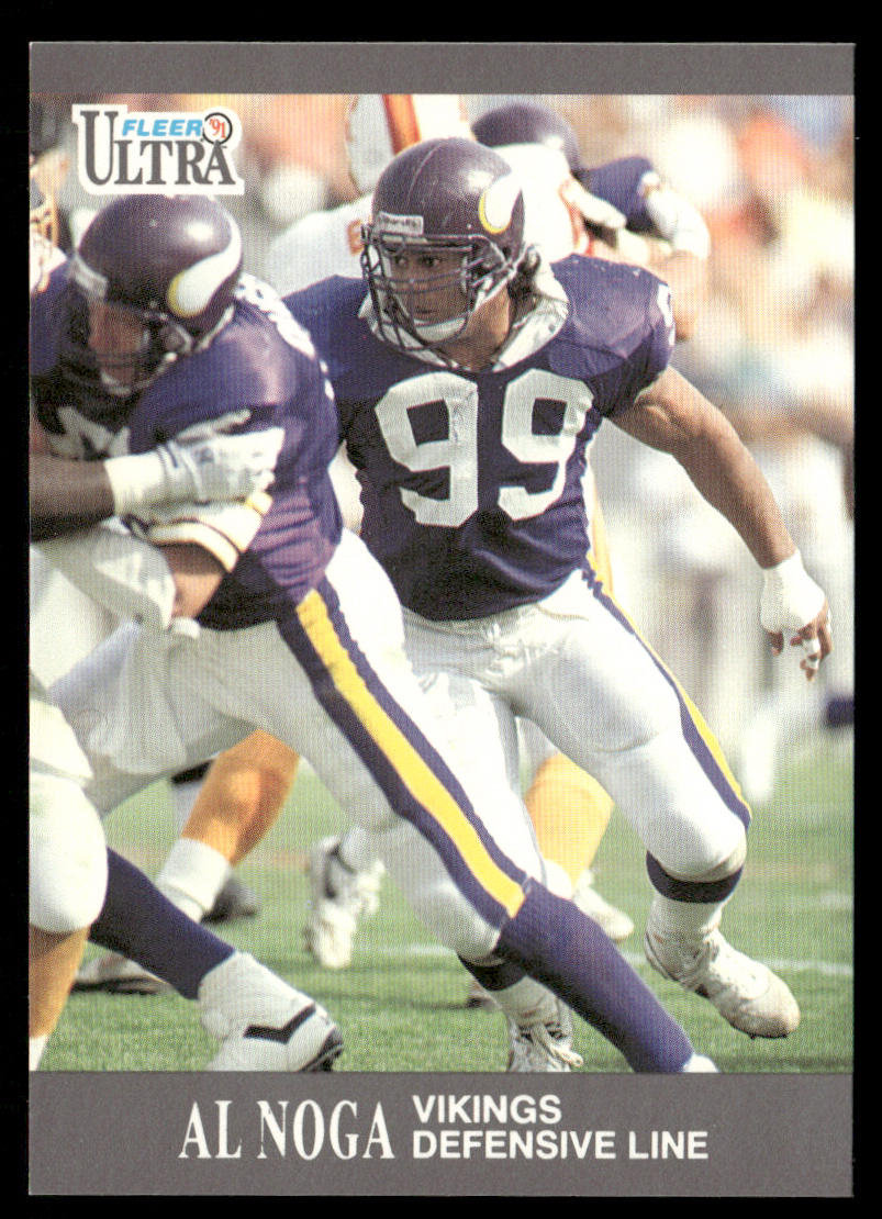 Al Noga 1991 Ultra #201 Minnesota Vikings