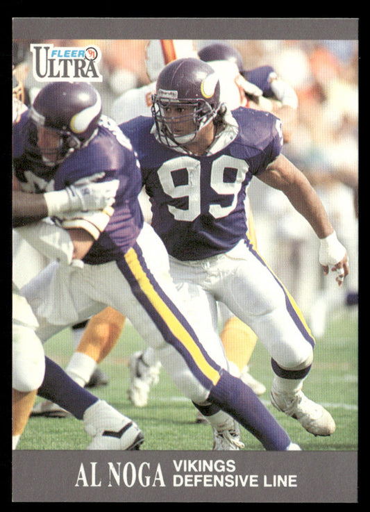 Al Noga 1991 Ultra #201 Minnesota Vikings