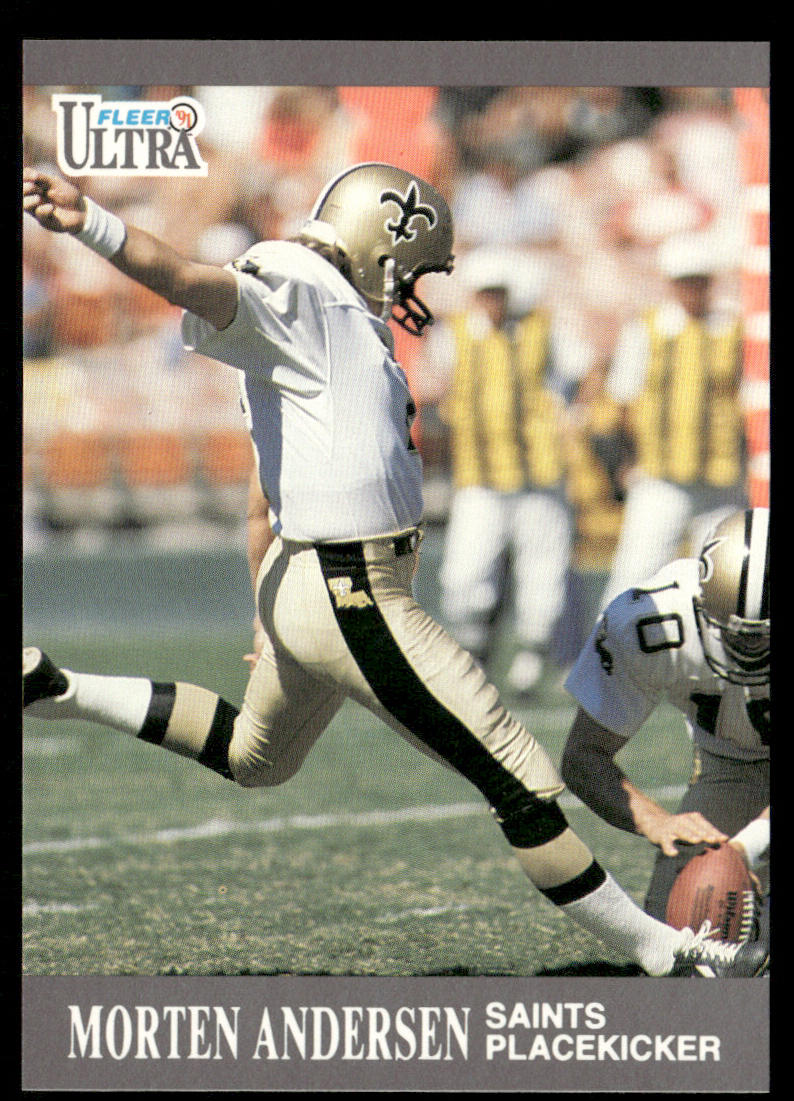 Morten Andersen 1991 Ultra #204 New Orleans Saints