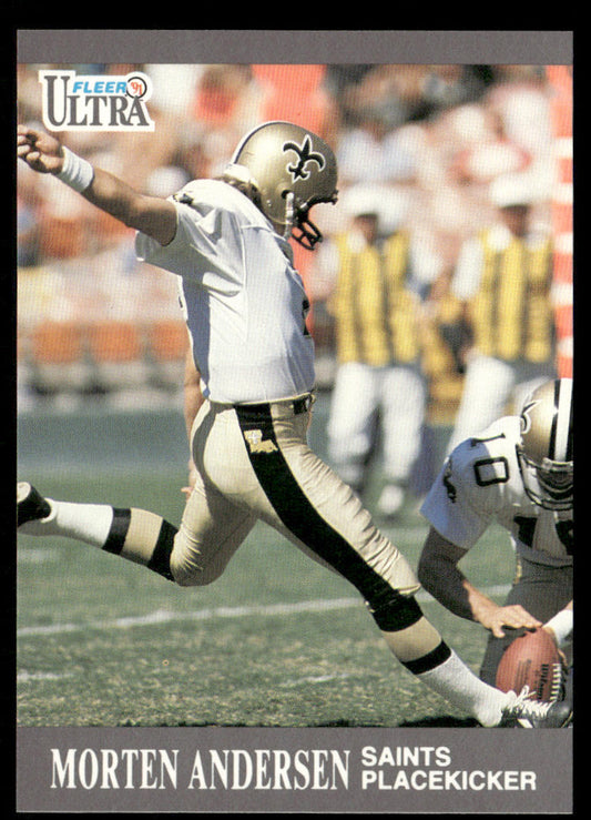 Morten Andersen 1991 Ultra #204 New Orleans Saints