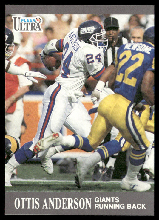 Ottis Anderson 1991 Ultra #214 New York Giants