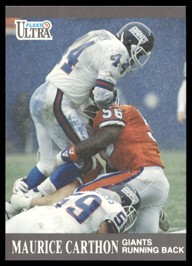 Maurice Carthon 1991 Ultra #216 New York Giants