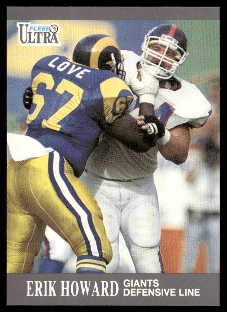 Erik Howard 1991 Ultra #219 New York Giants