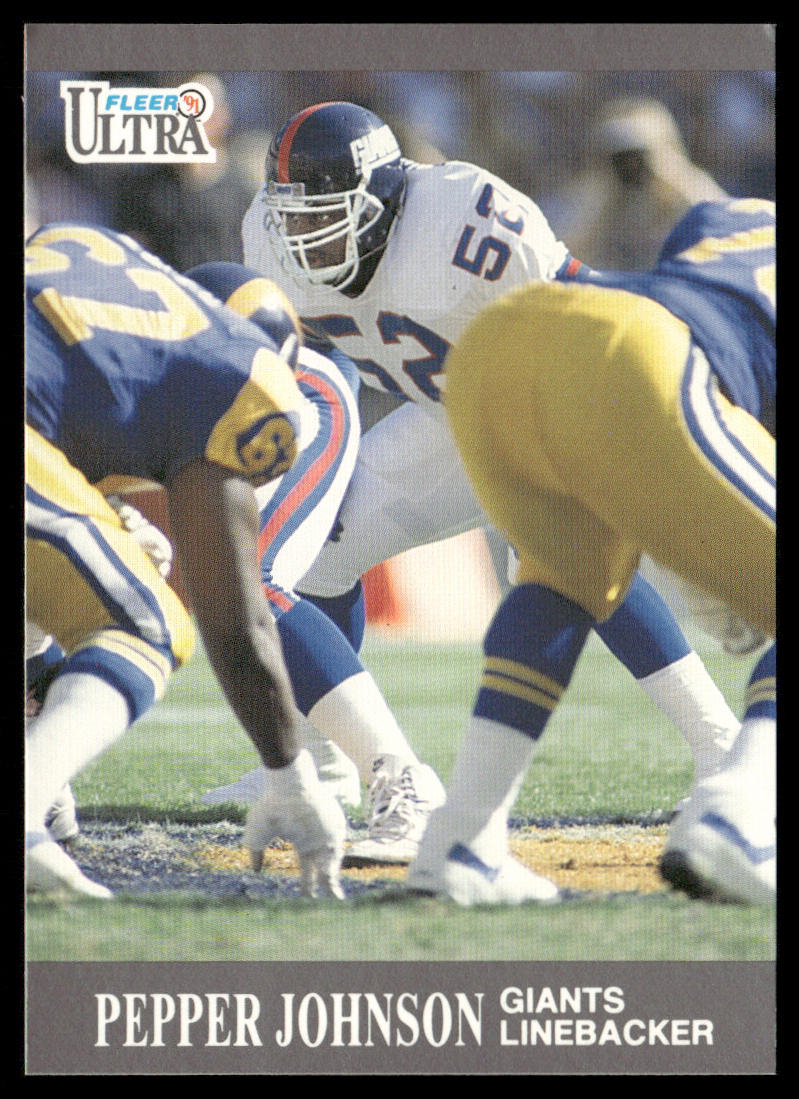 Pepper Johnson 1991 Ultra #221 New York Giants