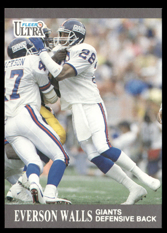 Everson Walls 1991 Ultra #226 New York Giants