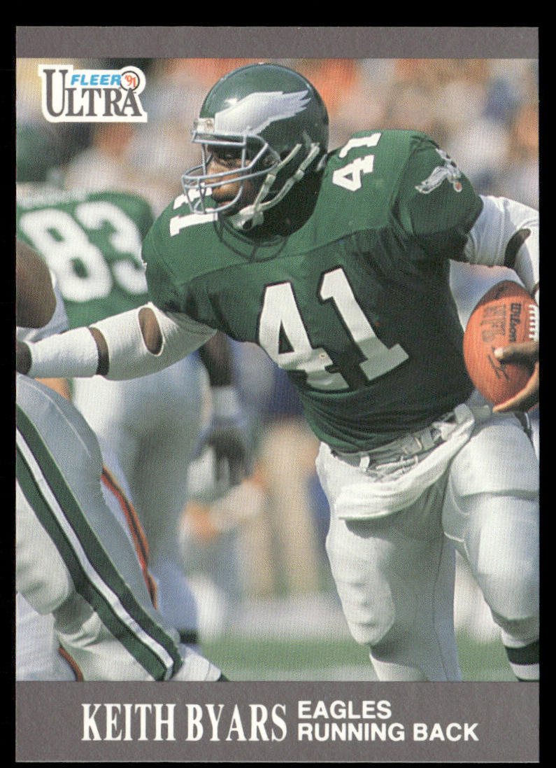 Keith Byars 1991 Ultra #229 Philadelphia Eagles