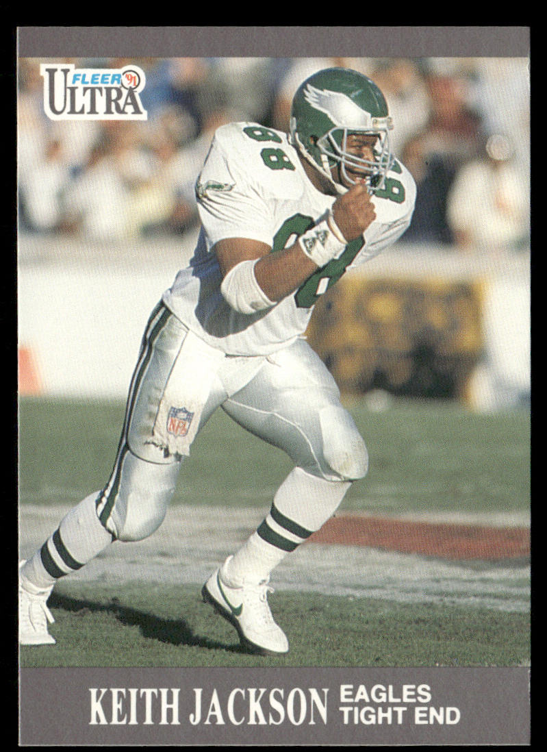 Keith Jackson 1991 Ultra #233 Philadelphia Eagles