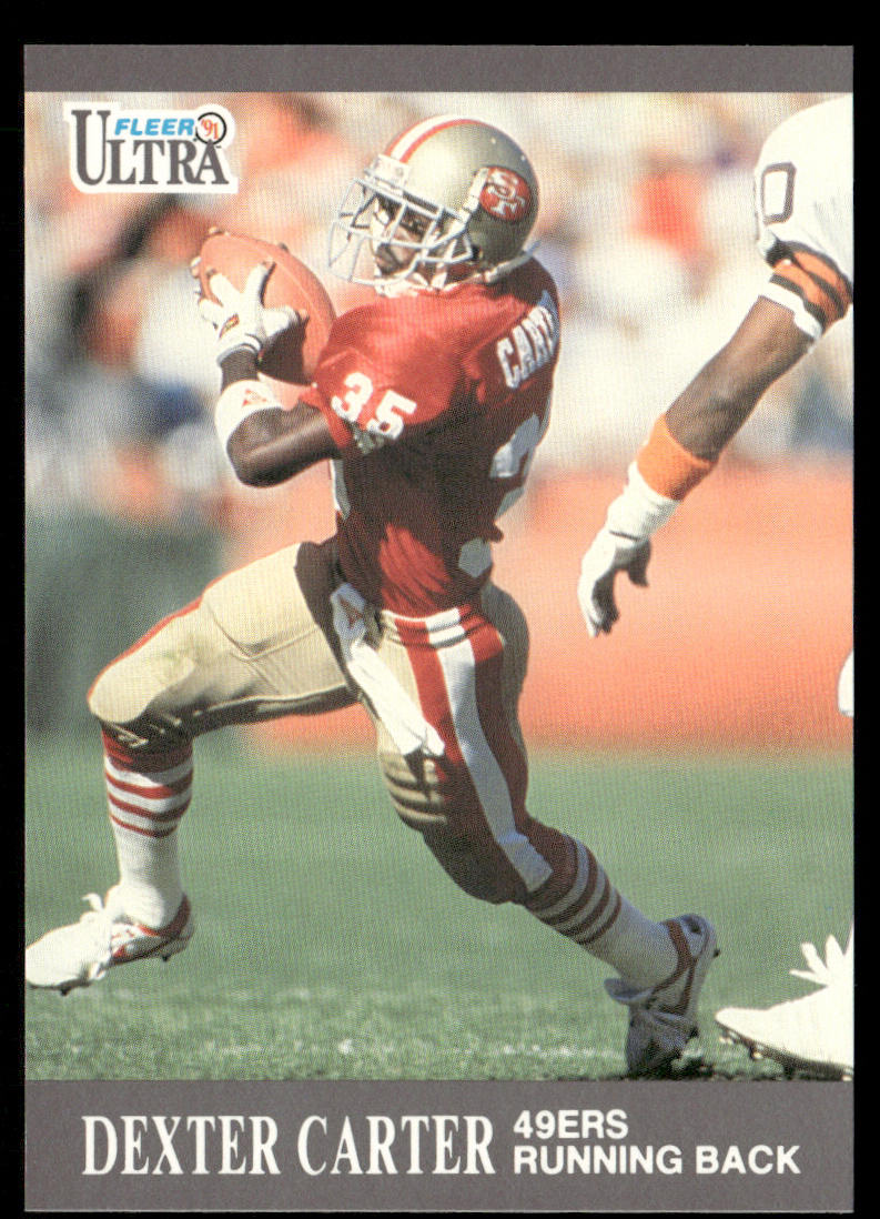 Dexter Carter 1991 Ultra #245 San Francisco 49ers