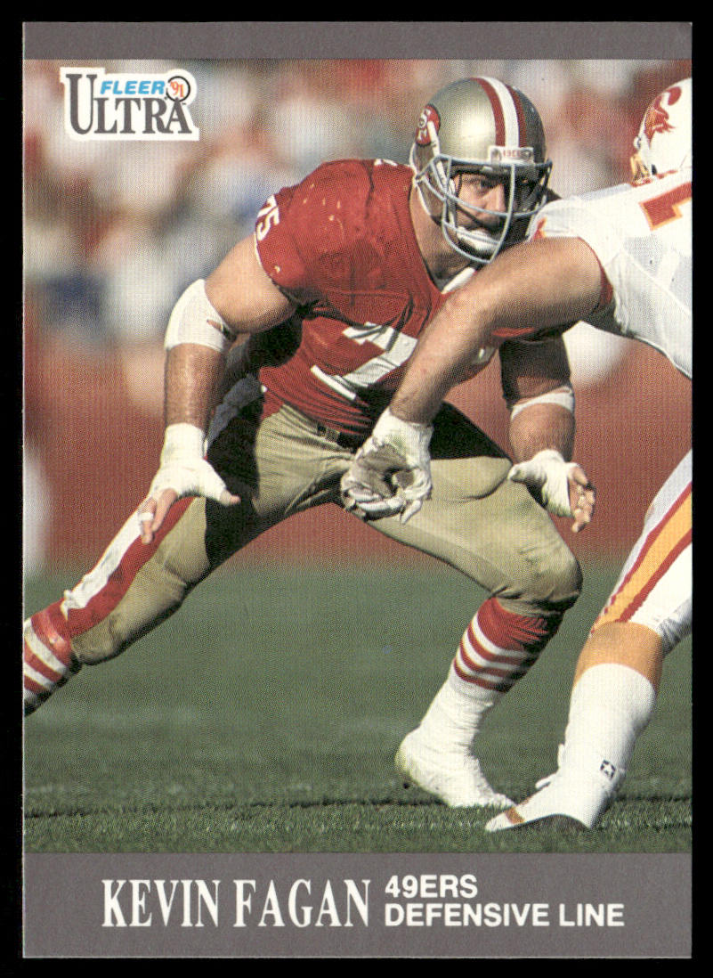 Kevin Fagan 1991 Ultra #247 San Francisco 49ers
