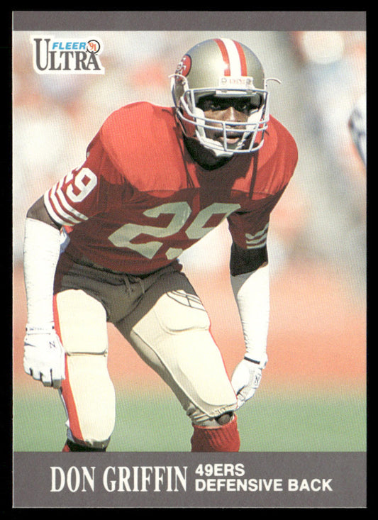 Don Griffin 1991 Ultra #248 San Francisco 49ers