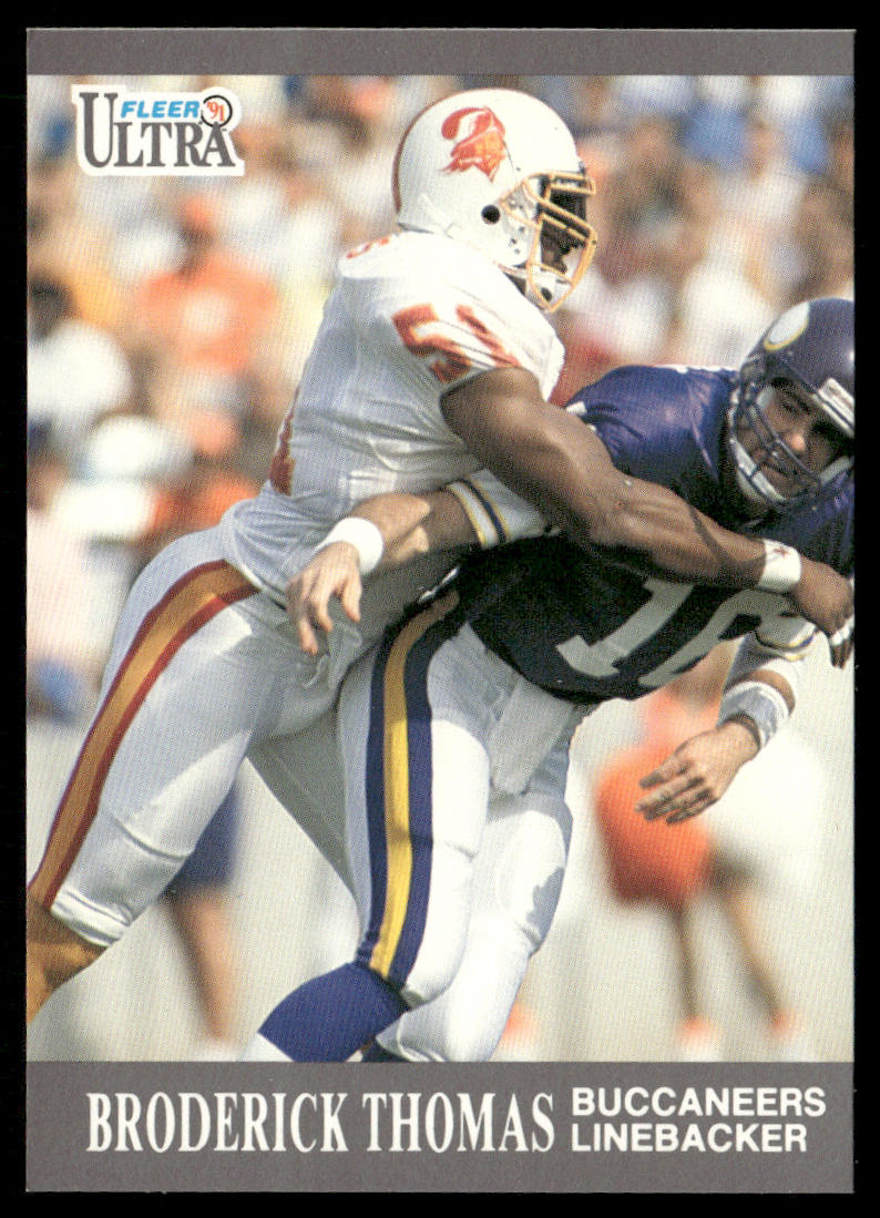 Broderick Thomas 1991 Ultra #267 Tampa Bay Buccaneers