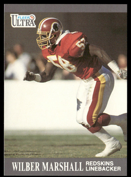 Wilber Marshall 1991 Ultra #273 Washington Redskins