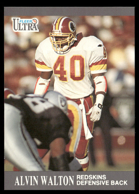 Alvin Walton 1991 Ultra #278 Washington Redskins