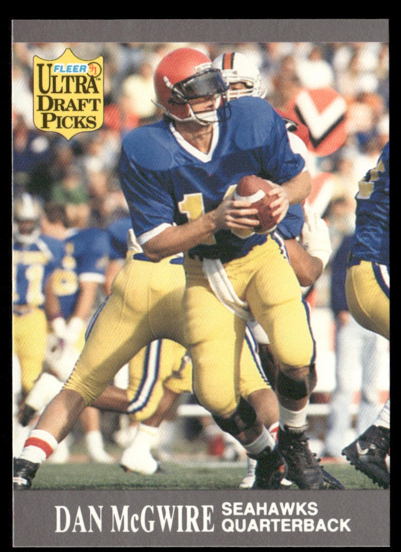 Dan McGwire 1991 Ultra #289 RC Seattle Seahawks