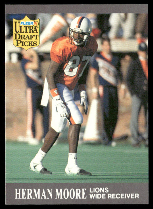 Herman Moore 1991 Ultra #291b RC Detroit Lions