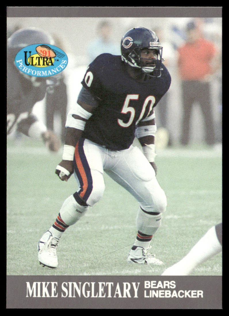 Mike Singletary 1991 Ultra Ultra Performances #6 Chicago Bears