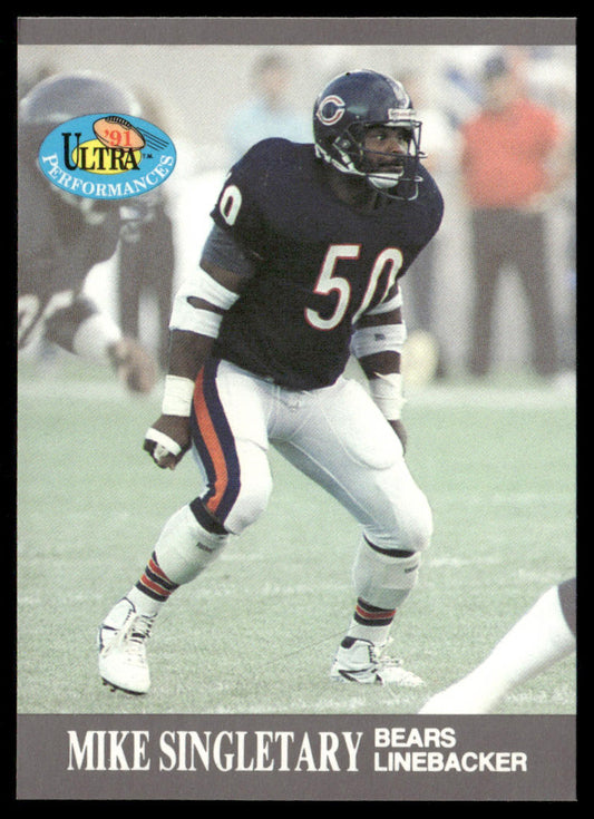 Mike Singletary 1991 Ultra Ultra Performances #6 Chicago Bears