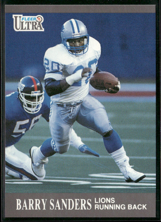 Barry Sanders 1991 Ultra #169 Detroit Lions