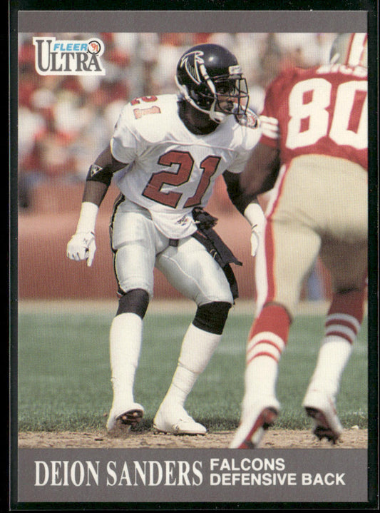 Deion Sanders 1991 Ultra #150 Atlanta Falcons