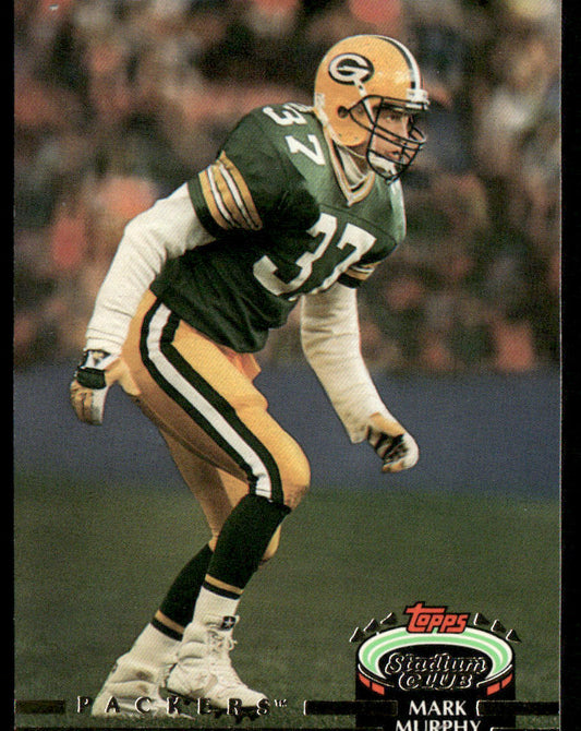 Mark Murphy 1992 Stadium Club #10 Green Bay Packers